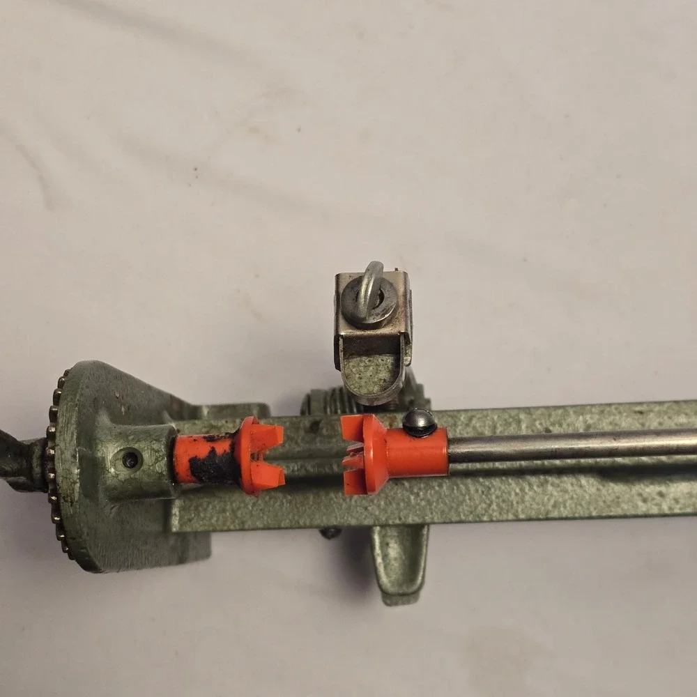 Vintage PEFRA Apple Peeler Corer Made in Germany‎ Green Cast Metal Hand Crank